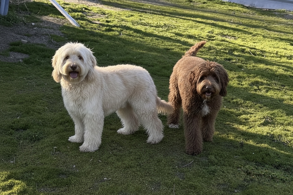 Australian Cobberdog cachorro en criadero Decasla